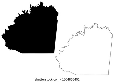 Washington County, Kentucky (U.S. county, United States of America, USA, U.S., US) map vector illustration, scribble sketch Washington map