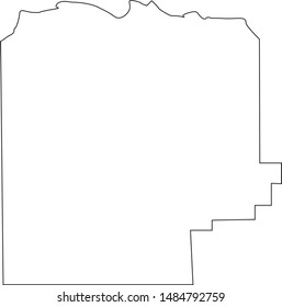 Washington County Map in state of indiana united states