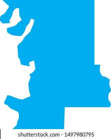 washington county map in state of mississippi