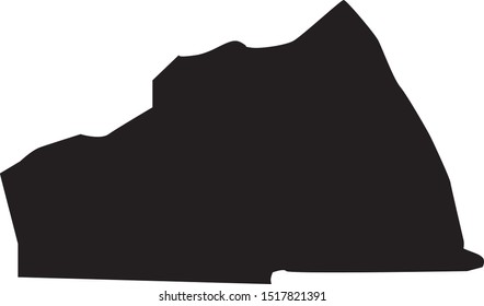 washington county map in state of Virginia