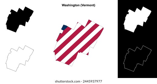 Karte von Washington County (Vermont)