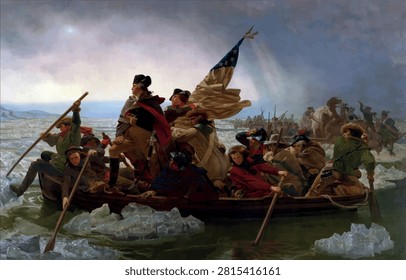 Washington Crossing the Delaware by Emanuel Leutze