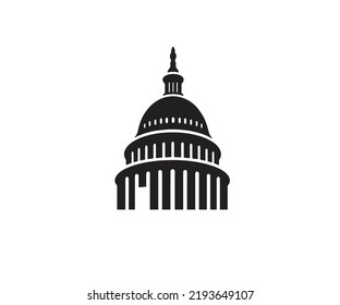 Washington DC building vector icon