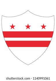Washington DC Shield Flag