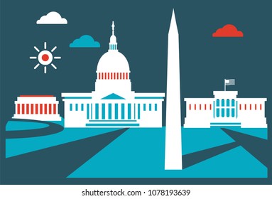 Washington DC skyline