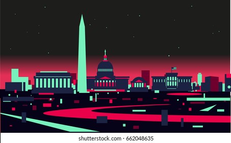 Washington DC Skyline