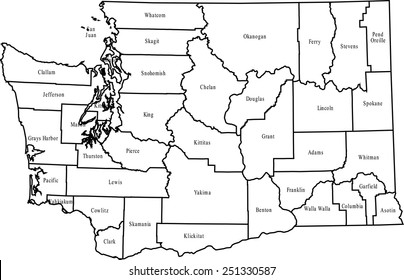 Washington map