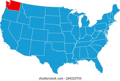 Washington map