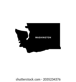 Washington map icon. Washington icon vector svg