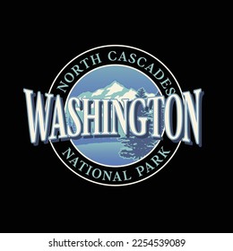 Washington Outdoor Varsity Crest Slogan Graphic