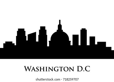 washington skyline vector