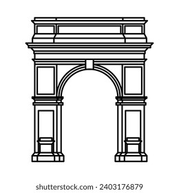 Washington Square Arch Icon For Logo And More