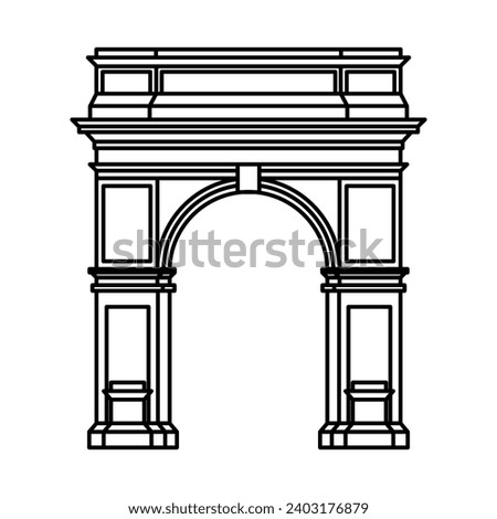 Washington Square Arch Icon For Logo And More