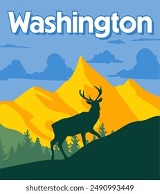 Washington State with beautiful natural views