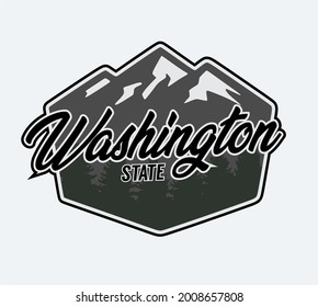 Washington State with mountain views