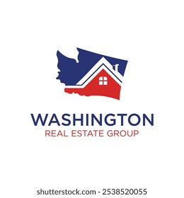 logotipo do vetor do grupo imobiliário de washington state