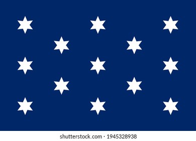 Washington's
Commander In Chief Flag, 1775, USA