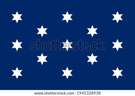 Washington's
Commander in Chief Flag, 1775, USA