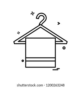 Washroom icon design vector