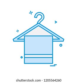 Washroom icon design vector