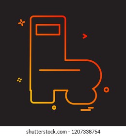 Washroom icon design vector 