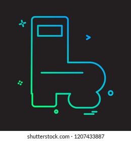 Washroom icon design vector 