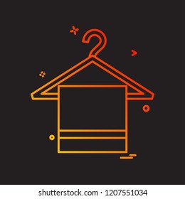 Washroom icon design vector