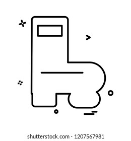 Washroom icon design vector 