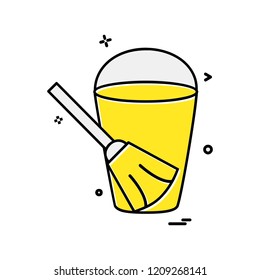 Washroom icon design vector