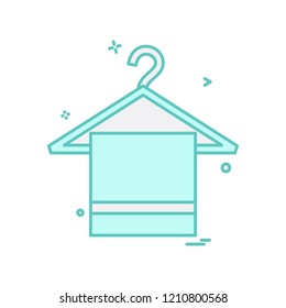 Washroom icon design vector