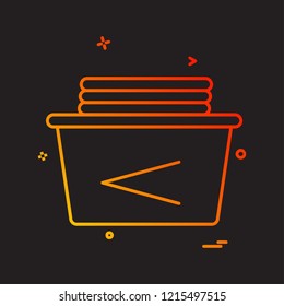 Washroom icon design vector