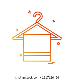 Washroom icon design vector