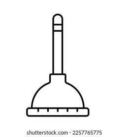 Washroom plunger Vector Icon  which can easily modify or edit

