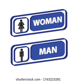 
washroom sign board woman ...D vintage vector label  is the graphic arts,refers to pre-made images used to illustrate any medium. 