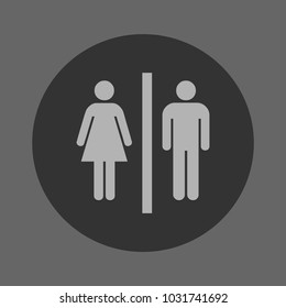 washroom sign icon