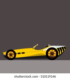 wasp car competition, spider vector car, cabriolet 