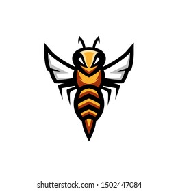 Wasp Collections Logo Design Vector 