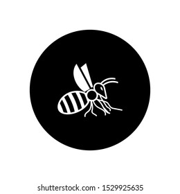 Wasp icon. Logo or emblem