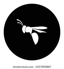 wasp icon template design illustration