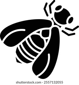 Wasp icon for wildlife and nature world