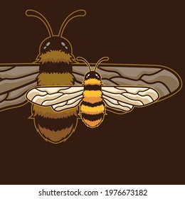 Wasp Logo design template. Wasp logo icon.