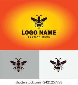 wasp logo vector art icon graphics for company brand business icon wasp Logo template