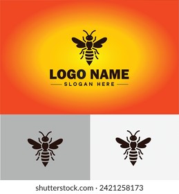 wasp logo vector art icon graphics for company brand business icon wasp Logo template