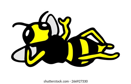 Wasp relaxing
