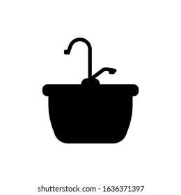 Wastafel icon. Design template vector