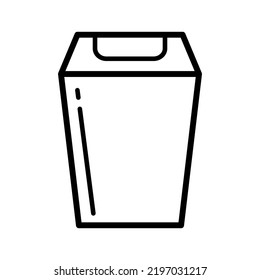 Waste Basket Icon In Trendy Vector Design Illustration