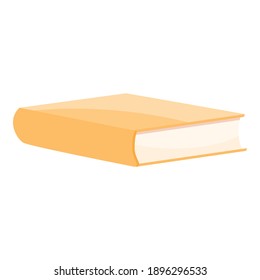 Waste book icon. Cartoon of waste book vector icon for web design isolated on white background
