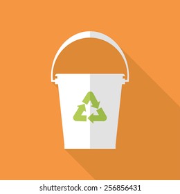 Waste container icon