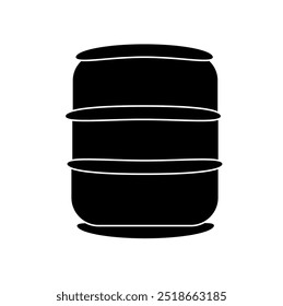 Waste Drum Icon Design Illustration. EPS 10.