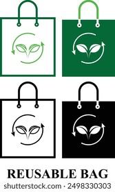 Conjunto de iconos de residuos de ecología. Medio ambiente, conjunto ecológico de iconos en estilo de relleno y línea. Conjunto de iconos de Naturaleza coloridos editables aislados sobre fondo blanco.